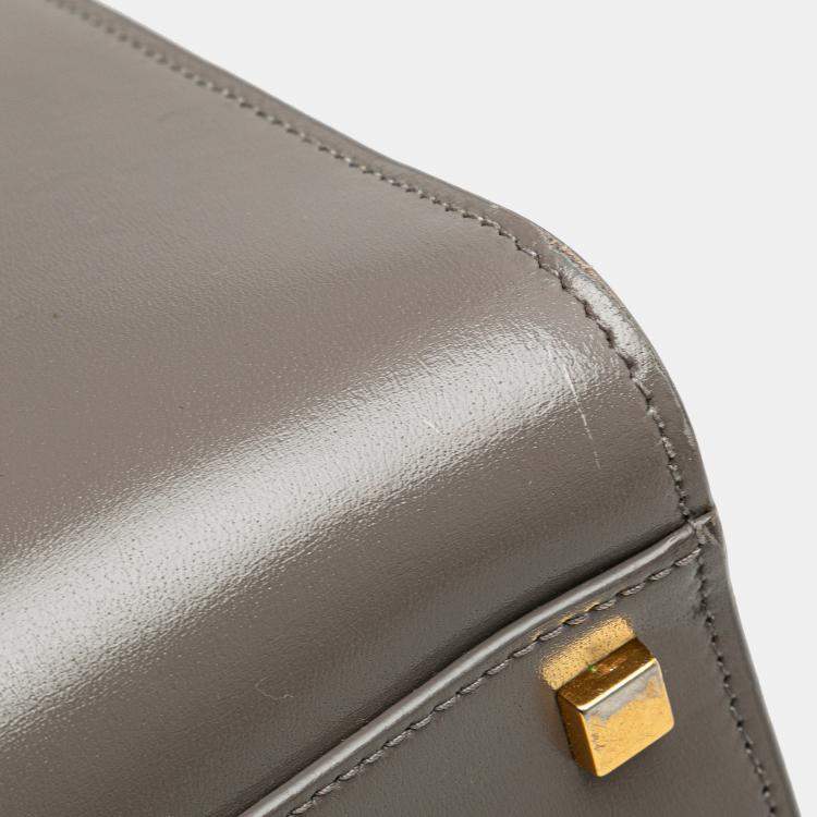 مملوكة مسبقًا Saint Laurent Paris Medium Leather Monogram Uptown Satchel