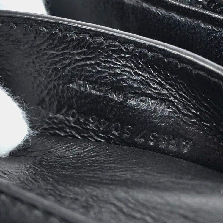 Pre Owned Saint Laurent Sulpice Black Sequins Shoulder Bag