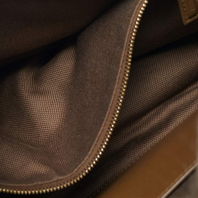 Pre Owned Saint Laurent Niki Large Beige Fur Shoulder Bag