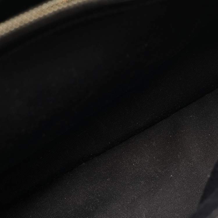 Pre Owned Saint Laurent LouLou Medium Black Matelassé Patent Leather Shoulder Bag