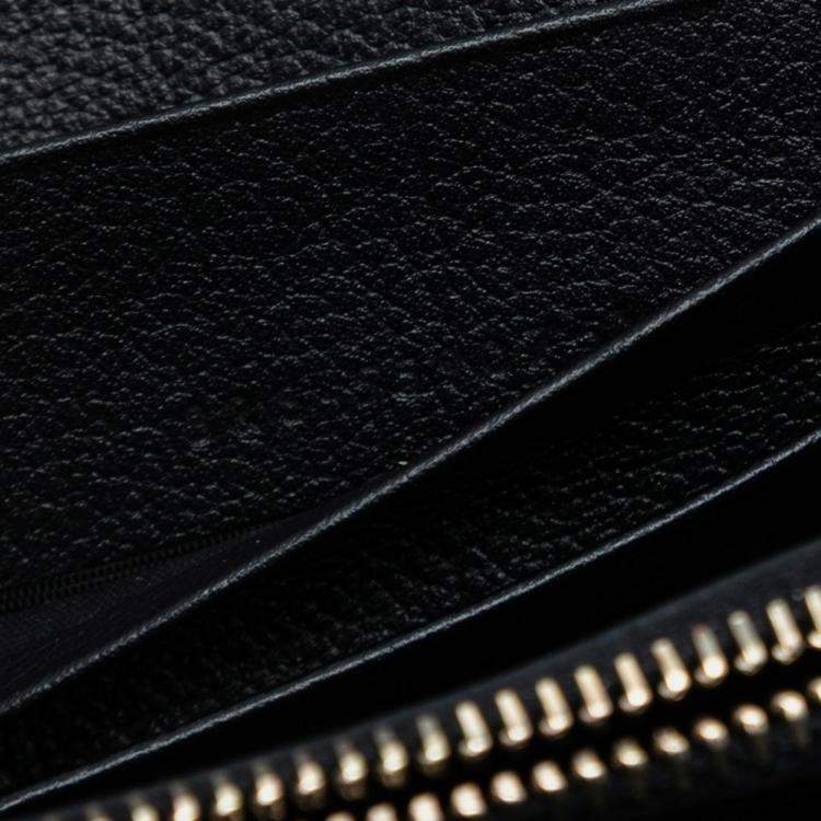 مملوكة مسبقًا Saint Laurent Paris Black Leather Belle de Jour Wallet on Chain