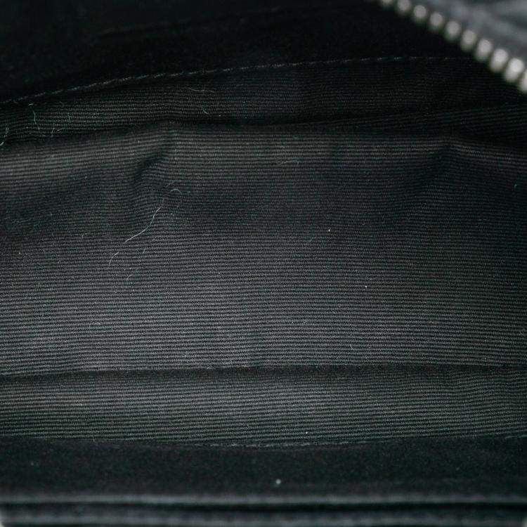 مملوكة مسبقًا Saint Laurent Paris Black Small Calfskin Loulou Bowling Bag