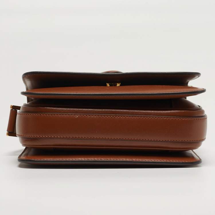 مملوكة مسبقًا Saint Laurent Le 61 Medium Brown Leather Shoulder Bag