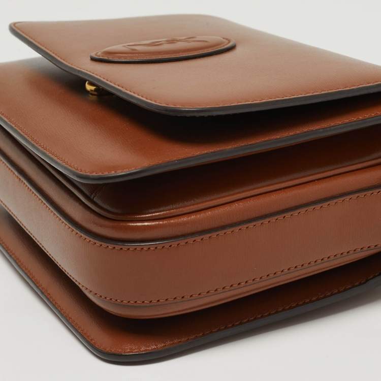مملوكة مسبقًا Saint Laurent Le 61 Medium Brown Leather Shoulder Bag