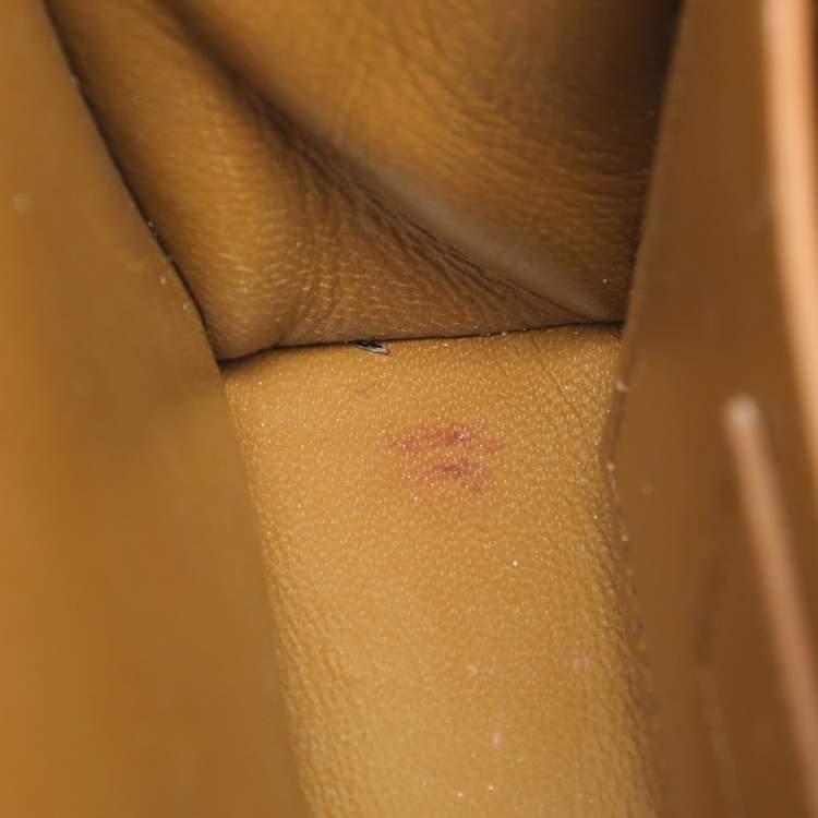 Pre Owned Saint Laurent Paris Kate Small Khaki Suede Shoulder Bag