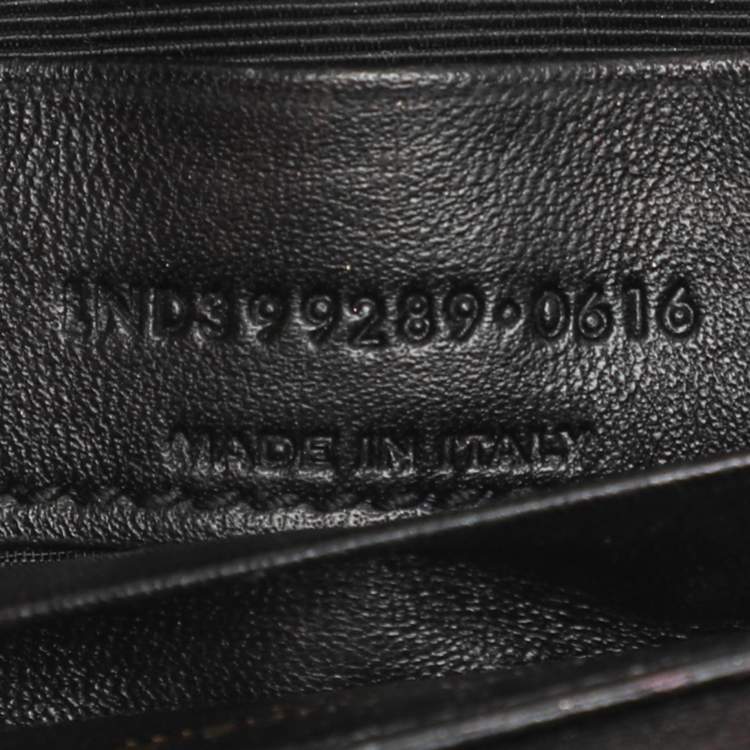 Pre Owned Saint Laurent Paris Monogram Baby Gold Leather and Sequins Shoulder Bag