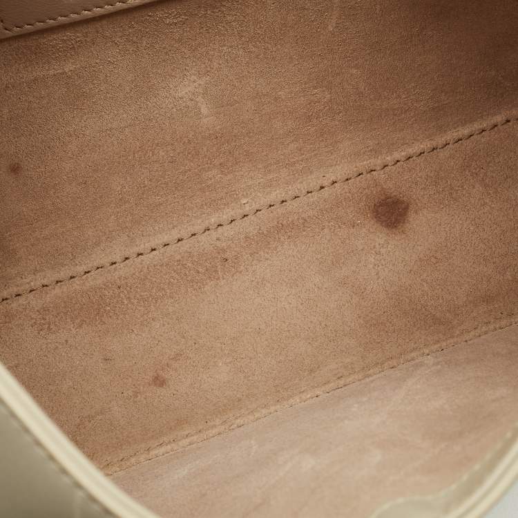 Pre Owned Saint Laurent LE 5 À 7 Ivory Leather Shoulder Bag