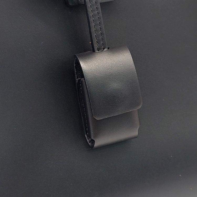 Pre Owned Saint Laurent Paris Black Leather  Sac de Jour Baby (421863)