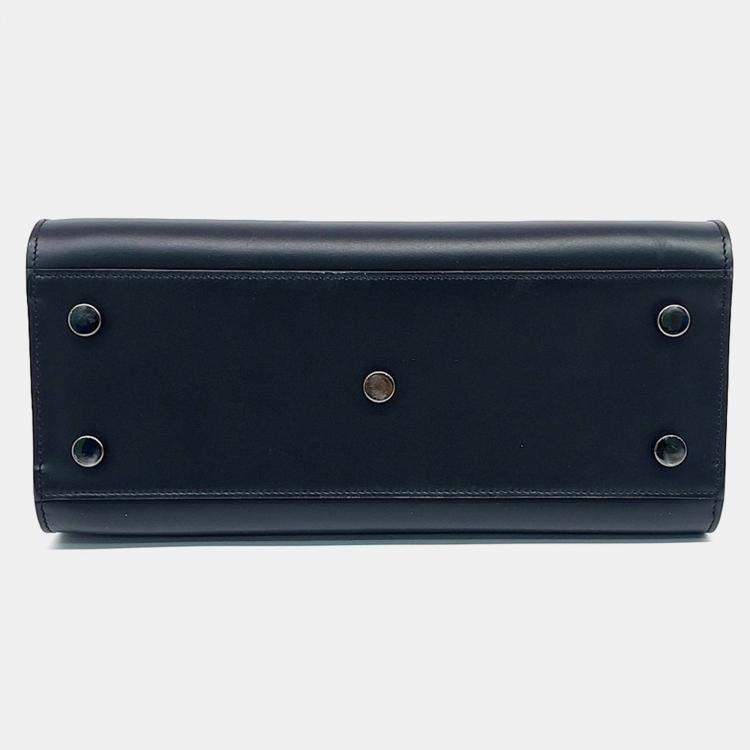 Pre Owned Saint Laurent Paris Black Leather  Sac de Jour Baby (421863)