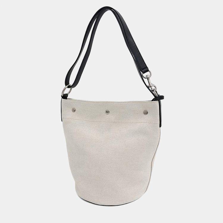 Pre Owned Saint Laurent Rive Gauche Bucket Bag (669299)