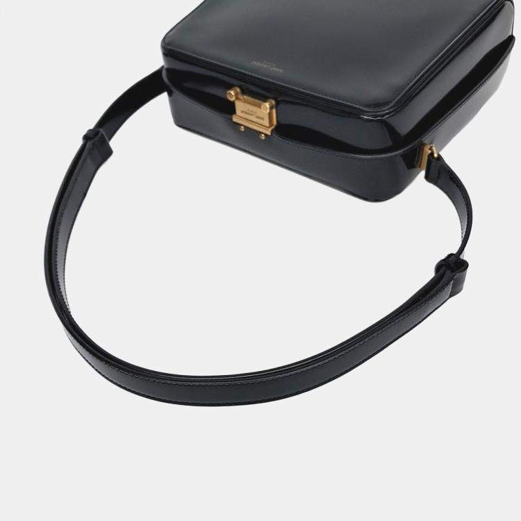 Pre Owned Saint Laurent Paris Black Leather Anais Box Bag (750766)
