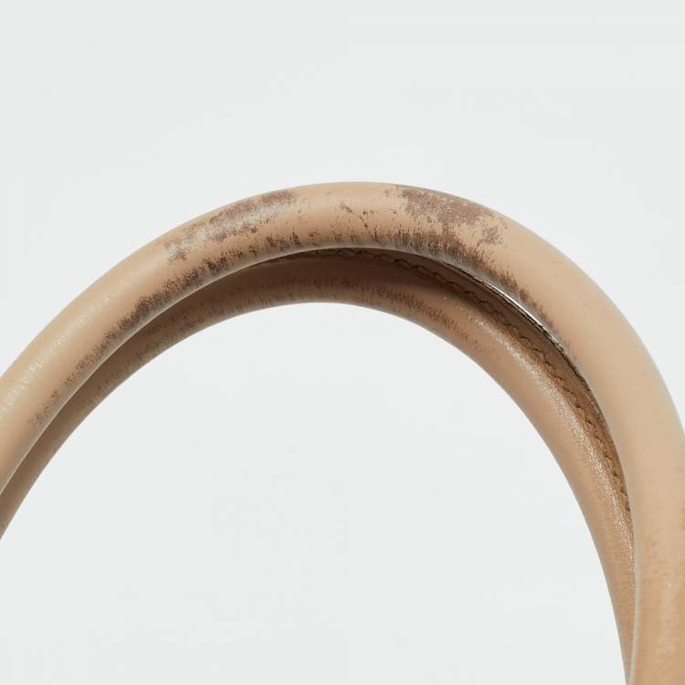 Pre Owned Saint Laurent Classic Sac De Jour Baby Beige Leather Tote