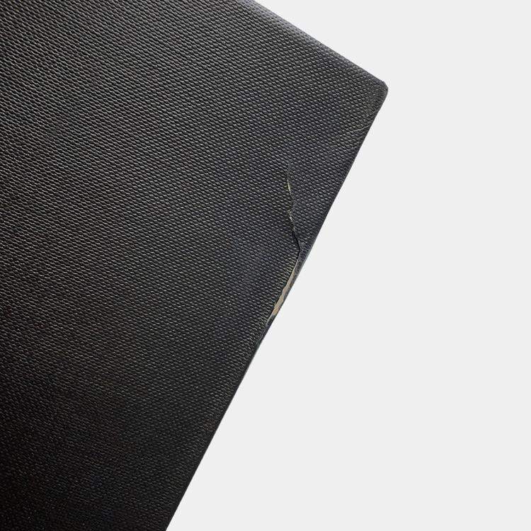 Pre Owned Saint Laurent Paris Kate Chain Wallet Gray Croco Embossed Leather