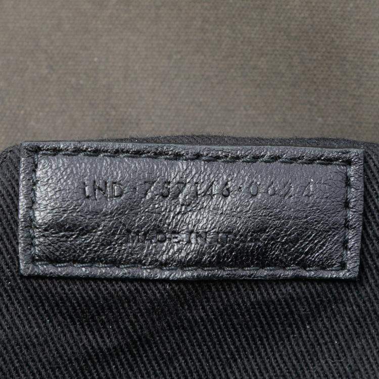 Pre Owned Saint Laurent Paris Canvas Niki Messenger Bag