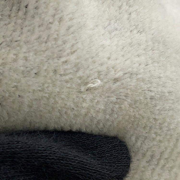 Pre Owned Saint Laurent Paris Rive Gauche Towel Tote Bag White/Black Cotton