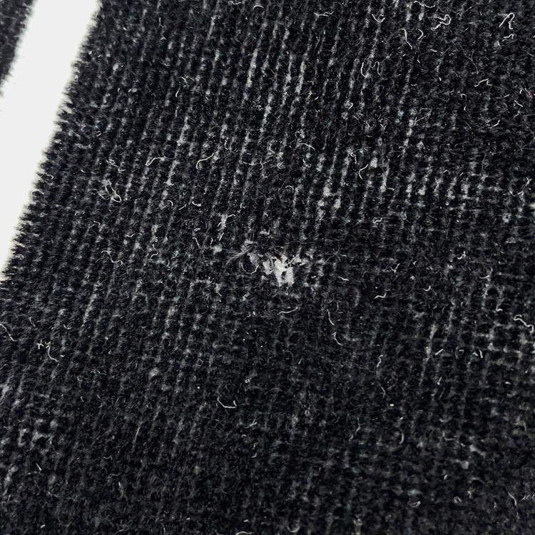 Pre Owned Saint Laurent Paris Rive Gauche Towel Tote Bag White/Black Cotton