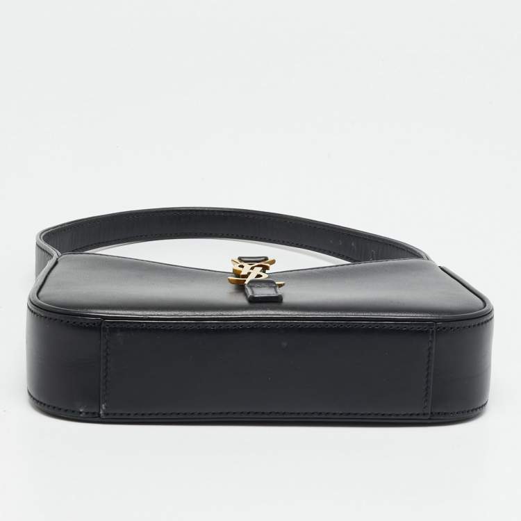 Pre Owned Saint Laurent LE 5 À 7 Mini Black Leather Hobo