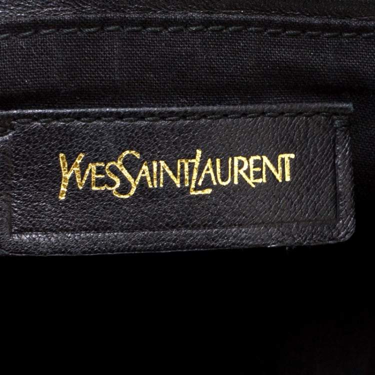 Pre Owned Yves Saint Laurent Blue Leather Multy Hobo