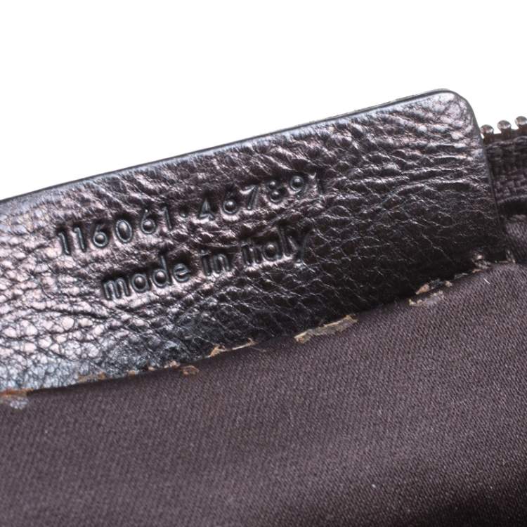 Pre Owned Yves Saint Laurent Brown Suede Hobo