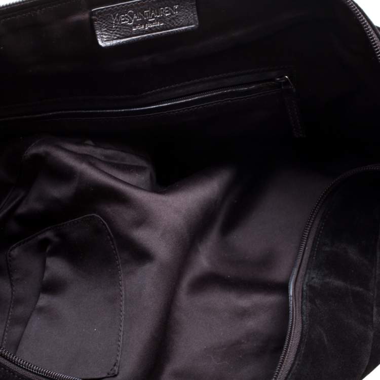 Pre Owned Yves Saint Laurent Brown Suede Hobo