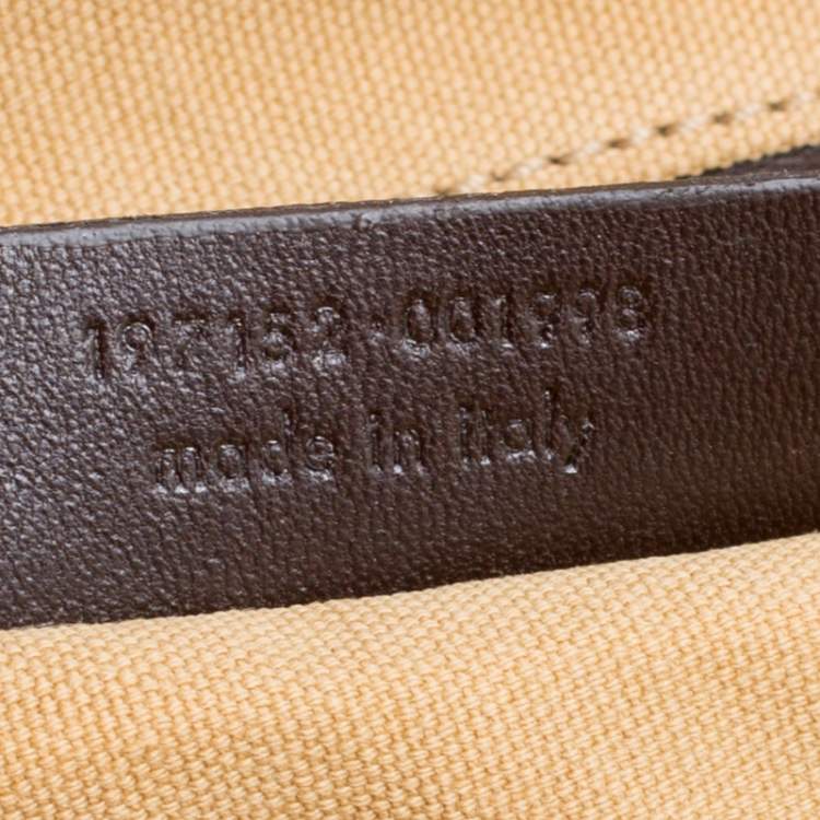 Pre Owned Yves Saint Laurent Gold Leather Medium Majorelle Tote