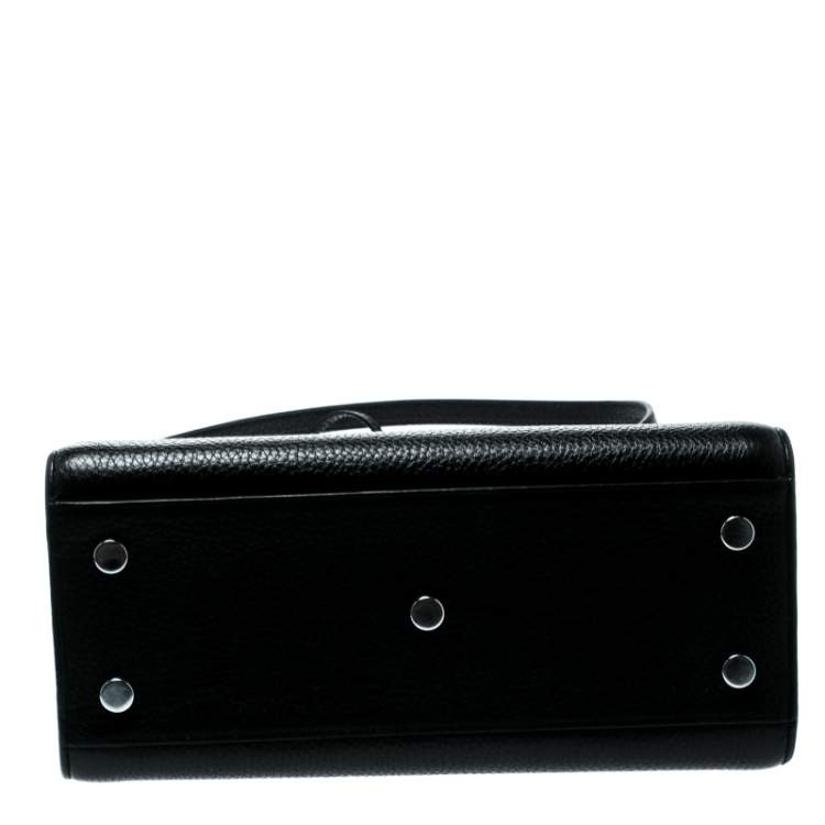 Pre Owned Saint Laurent Black Leather Baby Classic Sac De Jour Tote
