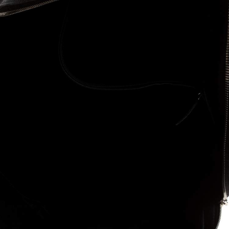 Pre Owned Saint Laurent Black Leather Oversized Muse Satchel