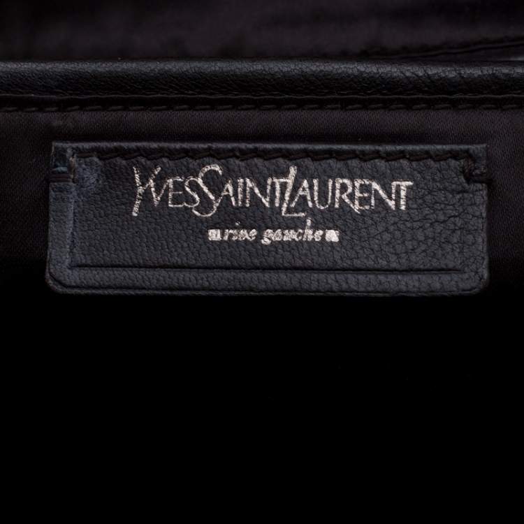Pre Owned Saint Laurent Brown Leather Large Muse Bag