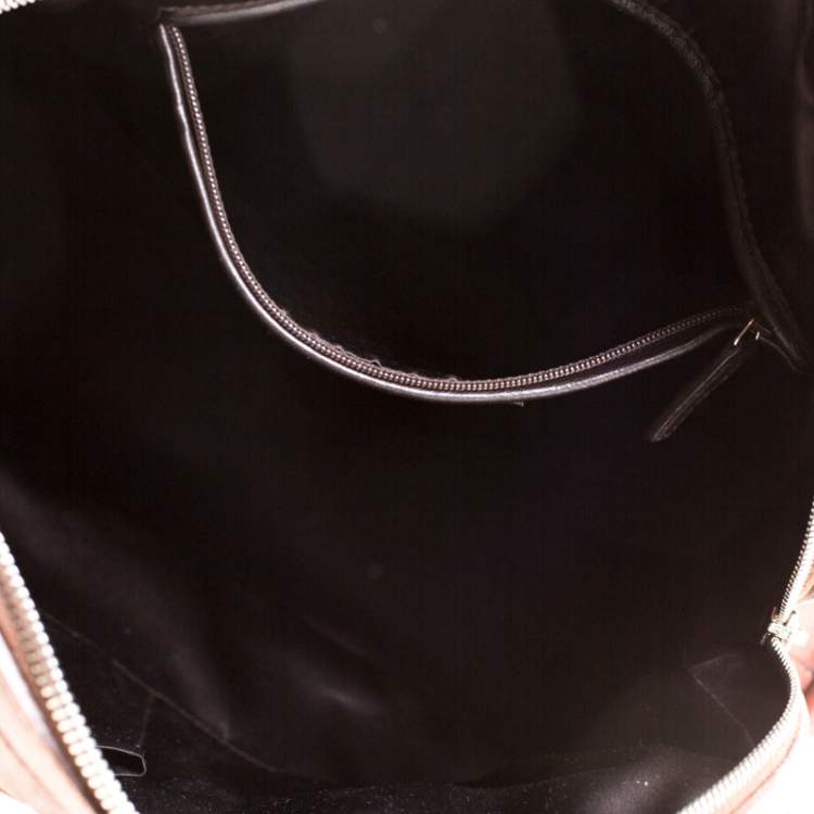 Pre Owned Saint Laurent Brown Leather Large Muse Bag