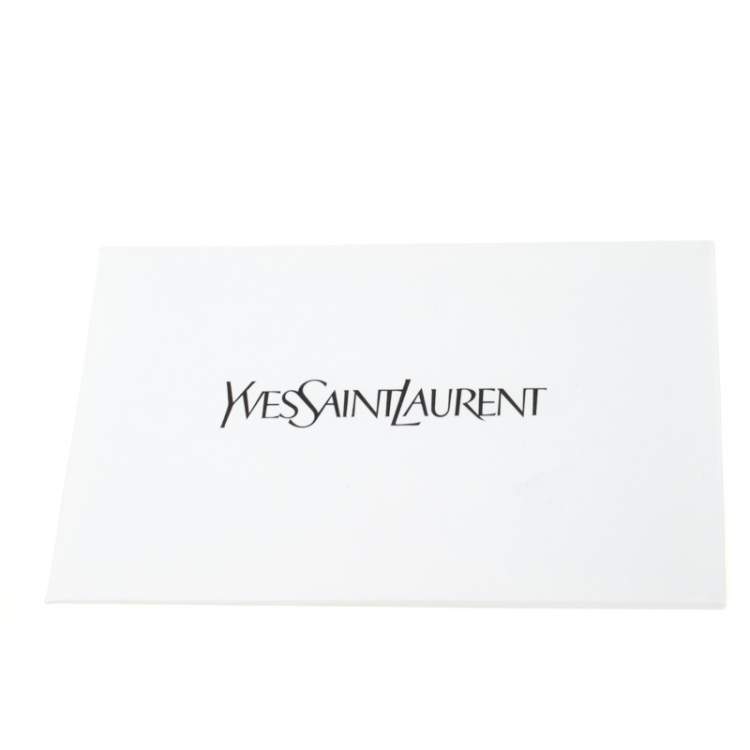 Pre Owned Yves Saint Laurent Red Patent Leather Belle De Jour Flap Clutch