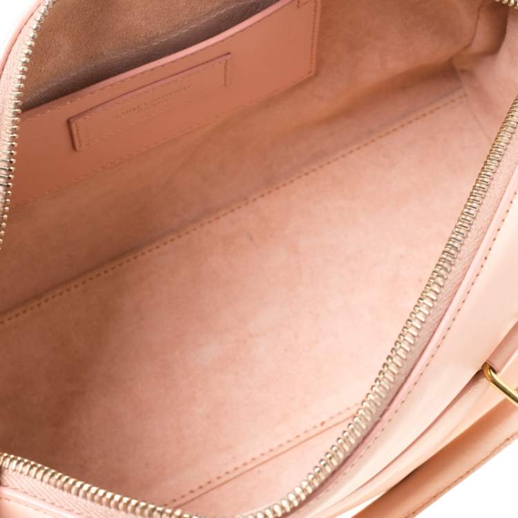 مملوكة مسبقًا Saint Laurent Peach Leather Classic Baby Duffle Crossbody Bag 