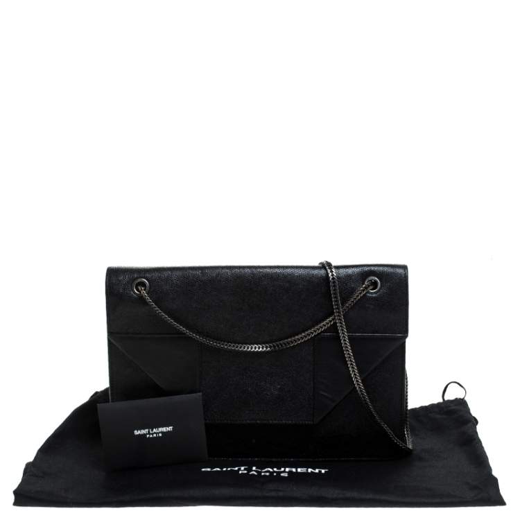 مملوكة مسبقًا Saint Laurent Paris Black Leather Betty Shoulder Bag