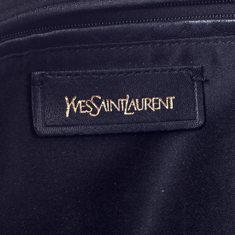 Pre Owned Yves Saint Laurent Red Leather Medium Muse Satchel