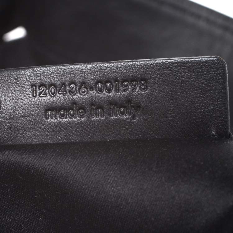 Pre Owned Saint Laurent Paris Black Canvas and Velvet RG Classic Pleated Hobo