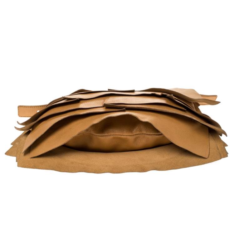 Pre Owned Saint Laurent Brown Leather St.Tropez Mombasa Hobo