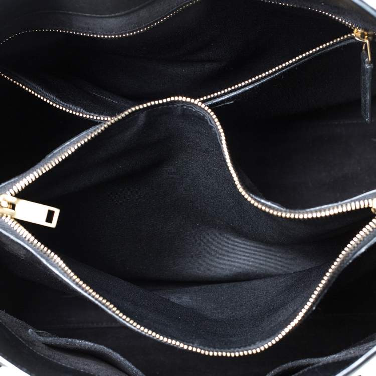 Pre Owned Saint Laurent Black Leather Large Classic Sac De Jour Tote