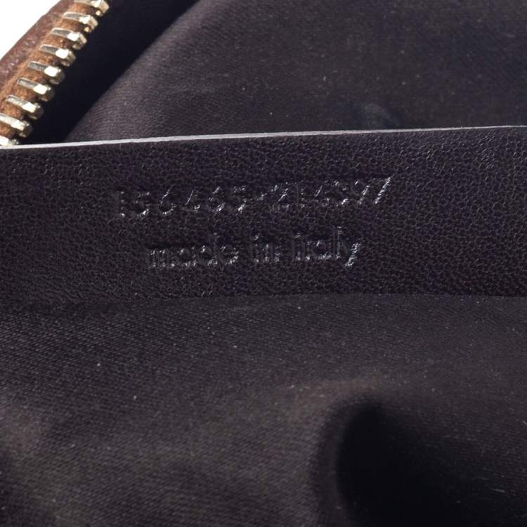 Pre Owned Saint Laurent Brown Leather Muse Satchel