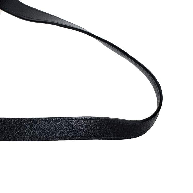 Pre Owned Saint Laurent Black Leather North South Tote