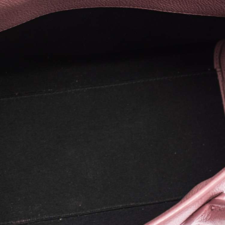 Pre Owned Saint Laurent Pink Leather Baby Classic Sac De Jour Tote