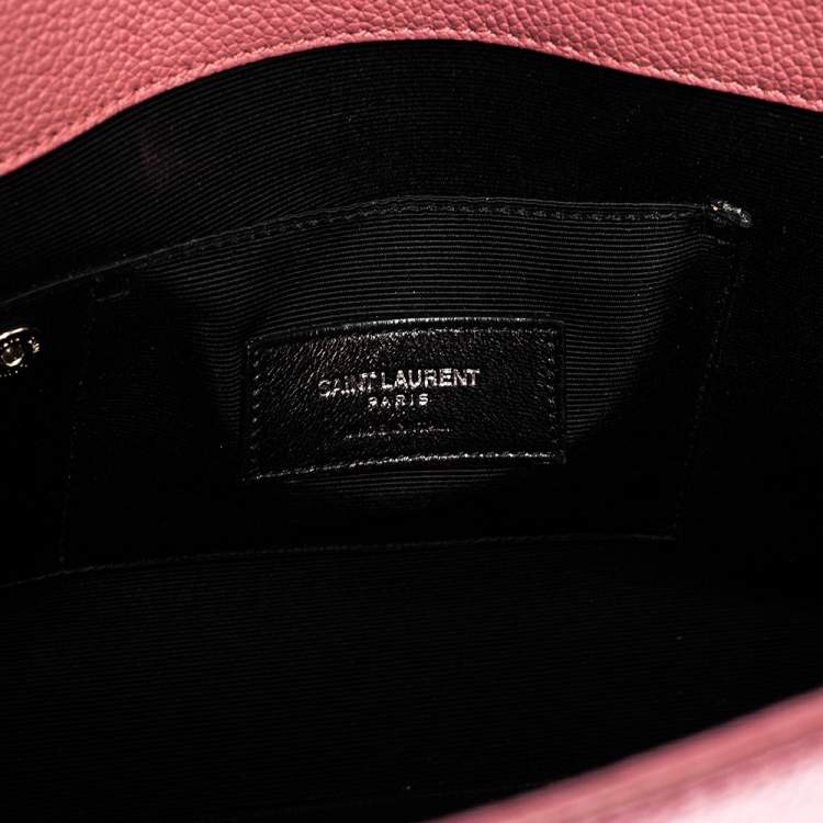Pre Owned Saint Laurent Pink Leather Baby Classic Sac De Jour Tote