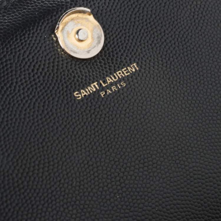 مملوكة مسبقًا Saint Laurent Paris Black Leather Medium Kate Shoulder Bag