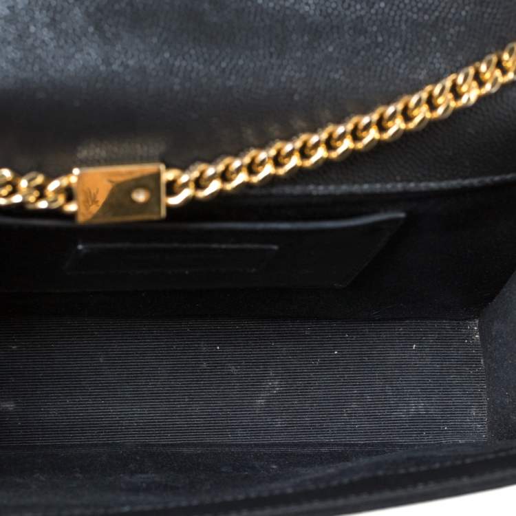 مملوكة مسبقًا Saint Laurent Paris Black Leather Medium Kate Shoulder Bag