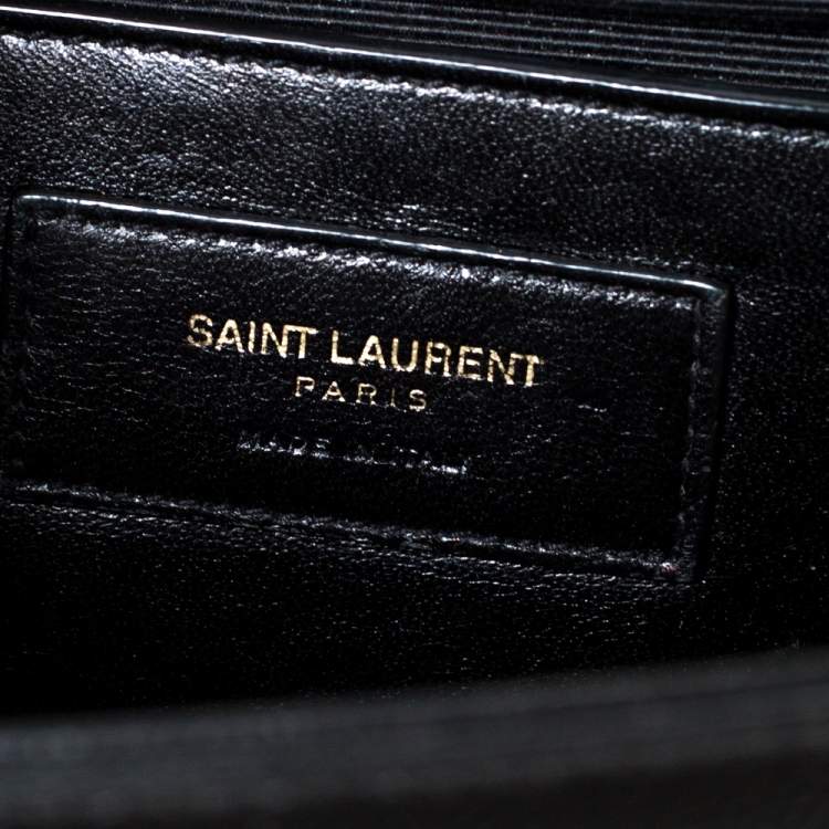 مملوكة مسبقًا Saint Laurent Paris Black Leather Medium Kate Shoulder Bag