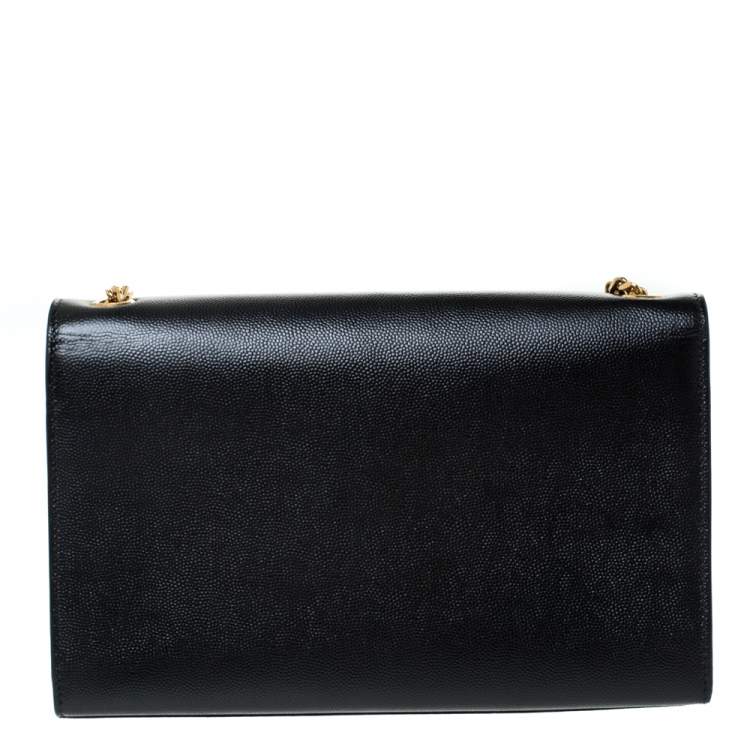 مملوكة مسبقًا Saint Laurent Paris Black Leather Medium Kate Shoulder Bag