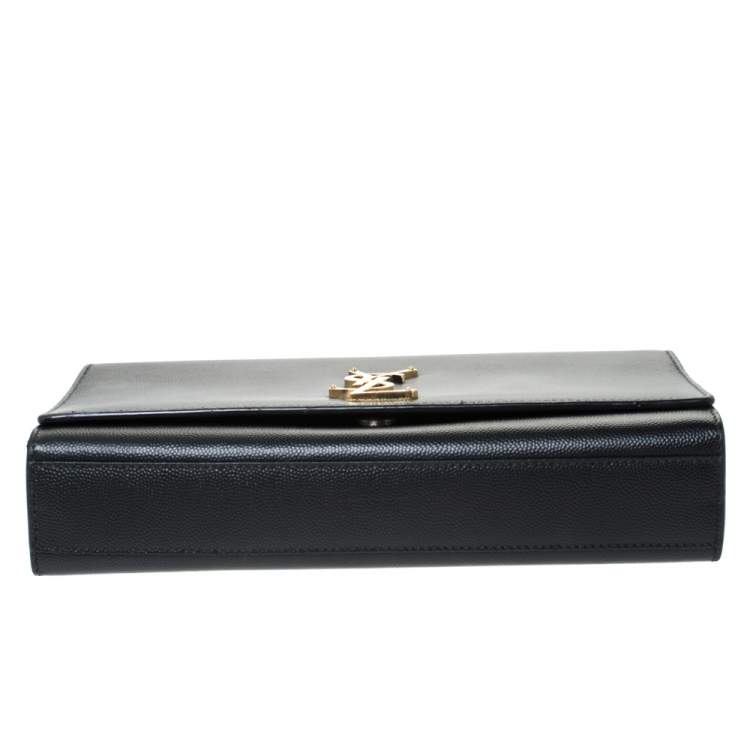 مملوكة مسبقًا Saint Laurent Paris Black Leather Medium Kate Shoulder Bag