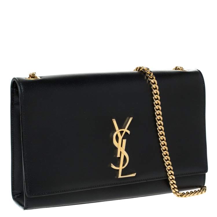 مملوكة مسبقًا Saint Laurent Paris Black Leather Medium Kate Shoulder Bag