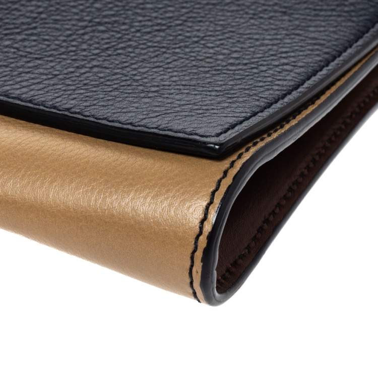 Pre Owned Saint Laurent Multicolor Leather Y-Ligne Clutch