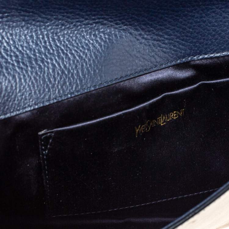 Pre Owned Saint Laurent Multicolor Leather Y-Ligne Clutch