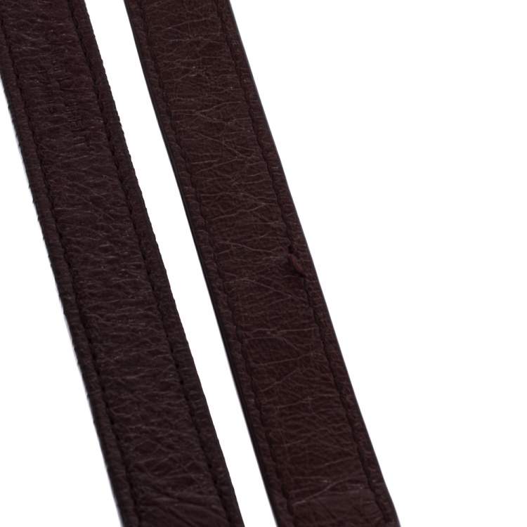 Pre Owned Saint Laurent Burgundy Aged Leather Medium Niki Shoulder Bag