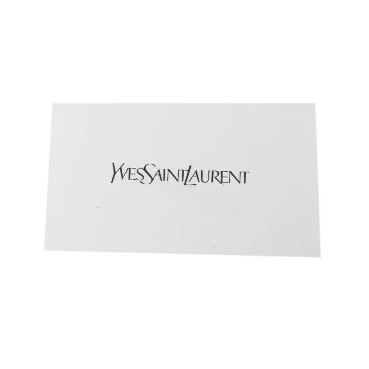 Pre Owned Saint Laurent Fuchsia Patent Leather Belle De Jour Flap Clutch